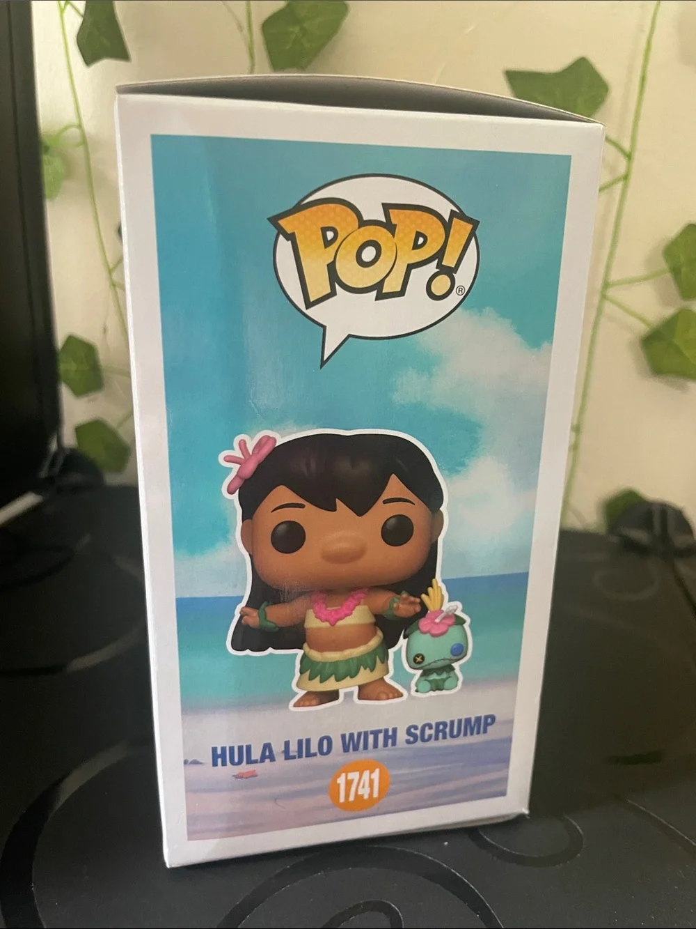 Funko POP! Hula Lilo with Scrump - aqua, pink, green (see pics box damage)